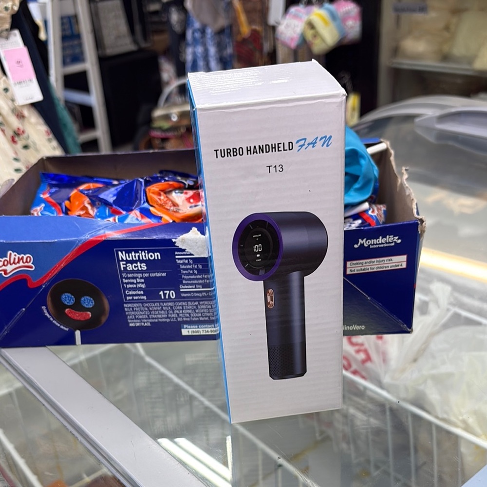 Turbo Handheld Fan T13 in Black